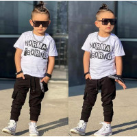 Komplet t-shirt i spodnie BamBam - biały